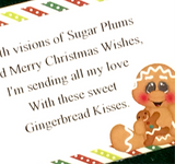Gingerbread Kisses Bag Topper
