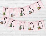 Bookworm Back to School Pennant Banner