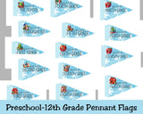 Bookworm Back to School Breakfast Printable Set