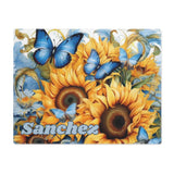 Sunflower and Butterflies Personalized Placemat