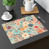 Boho Flowers Placemat, 1pc