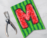 Watermelon Pennant Banner Printable