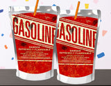 Gasoline Capri Sun Label Printable