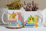 Fairy Tale Bookcase Book Lovers Mug