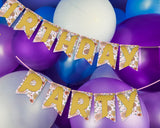 Boho Floral Digital Pennant Banner Canva Template