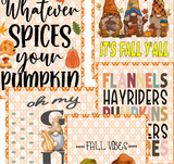 Fall Gnomes Printable Planner Pages