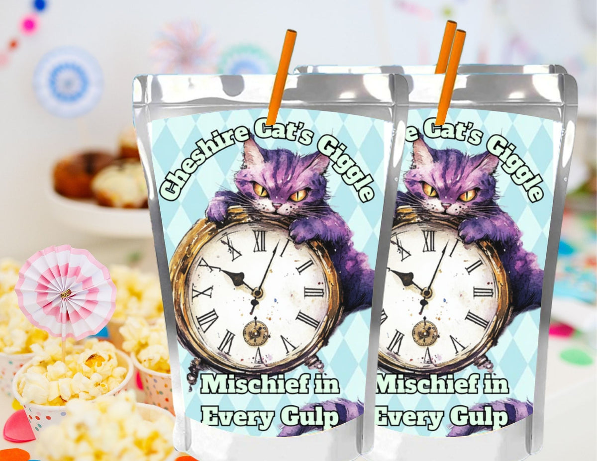 Vintage Alice in Wonderland Capri Sun Printable Label