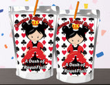 Alice in Wonderland Capri Sun Printable Labels