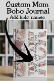 Mom Boho Personalized Journal