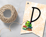 Bookworm Back to School Pennant Banner
