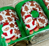 Gingerbread Santa Alphabet Hershey Candy Bar Wrapper Stocking Stuffer Printable