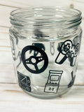 Eat Sleep Game Repeat Video Gamer Candy Jar
