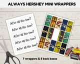 Always Hershey Mini Wrapper Printable
