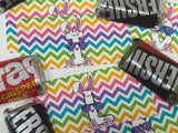 Cool Bunny Easter Alphabet Hershey Candy Bar Wrapper Printable