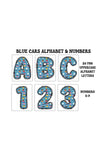 Cars Alphabet Clipart Set