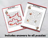 Pirate Maze Puzzle Printable Pack