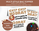 Chip Chip Hooray Good Luck Candy Bag Topper Printable