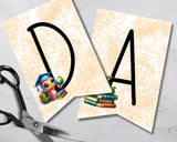 Bookworm Back to School Pennant Banner