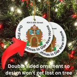 First Christmas in a New Home Custom Christmas Ornament