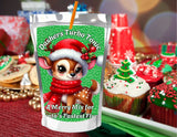 Reindeer Capri Sun Labels – Printable Christmas Drink Pouch Stickers for Kids