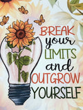 Break Your Limits Sunflower Notebook Gift Set