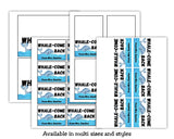 Whale-come Back to School First Day Bag Topper Canva Template Printable Gift from Teacher