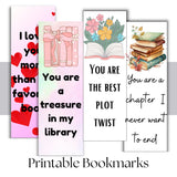 Valentine Printable Bookmarks