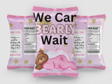 We Can Bearly Wait Chip Bag Canva Template