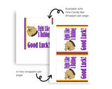 Fight Like a Bulldog Printable Candy Bar Wrapper