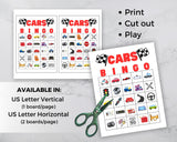 Car Bingo Game Printable