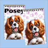 Dog Heart Hands Personalized Party Favor Notebooks