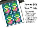 Alice in Wonderland Capri Sun Printable Labels