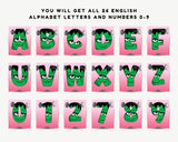 Frankenstein Pastel Halloween Pennant Banner Printable