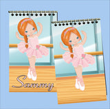 Ballet Party Favor Personalized Notebooks