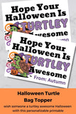TURTLEY Awesome Halloween Canva Template Bag Topper Printable