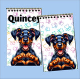 Dog Heart Hands Personalized Party Favor Notebooks