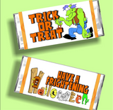 Frightening Halloween Candy Bar Wrapper
