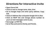 Floral Mothers Day Digital Invitation