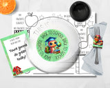 Bookworm Back to School Breakfast Printable Set