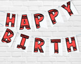 Crayon Printable Pennant Banner Canva Template