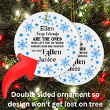 Custom Best Friend Ornament – Funny Christmas Tree Decor for Your BFF