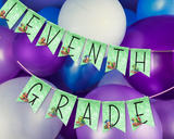 Bookworm Back to School Pennant Banner