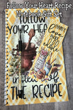 Follow Your Heart Recipe Notebook Gift Set