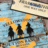 Dutton Ranch Yellowstone Notebook Journal and Pen Set