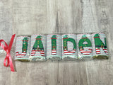 Christmas Elf Alphabet Hershey Candy Bar Wrapper Stocking Stuffer Printable