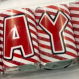 Candy Cane Alphabet Hershey Candy Bar Wrapper Stocking Stuffer Printable