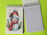 Christmas Snowmen Stocking Stuffer Christmas Personalized Notebook