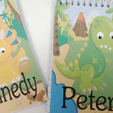 Dinosaur Party Favor Personalized Notebook