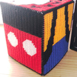 Disney Pick Your Side Plastic Canvas Tissue Box Pattern
