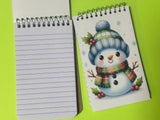 Christmas Snowmen Stocking Stuffer Christmas Personalized Notebook